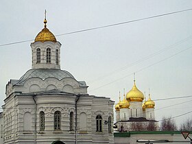 Смоленская церковь и Богоявленский собор монастыря