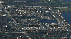 Aerial view of Palm Aire