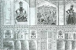 Portraits in the Palace of Sardar in Irevan