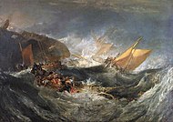 The Wreck of a Transport Ship, c. 1810, oil on canvas[39]