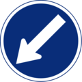 Keep left