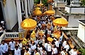 Image 62A Buddhist celebration at a Buddhist temple. (from Culture of Cambodia)