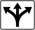 L4 Shared lanes (turn left, straight ahead or turn right)