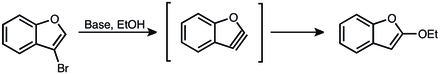 First indication of benzyne.