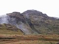 View of the Corridor Route and Piers Ghyll from Sty Head