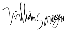 William Armenaki Saroyan signature.svg