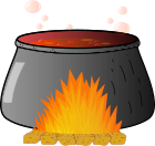 Cauldron - another connotation attributed by popular culture