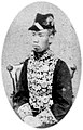 Emperor Meiji in western cloth ,1872.