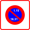 370.2 Semi-monthly alternating one-sided parking zone