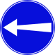 Go left before sign