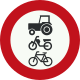 Netherlands: No riders, cattle, wagons, motor vehicles unable to exceed 25km/h, microcars, bicycles, mopeds or invalid carriages