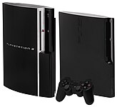 Original (60 GB) and slim PlayStation 3.