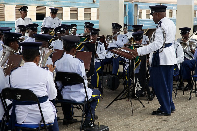 File:Tanzania Police brass band.jpg