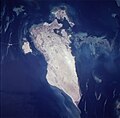 Bahrain as seen from space.