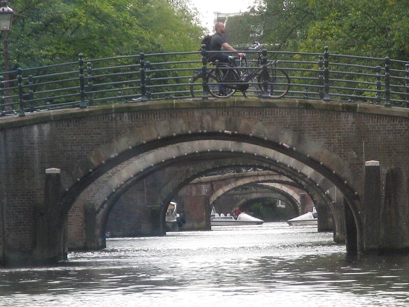 File:Bridges over Canal- Amsterdam.jpg