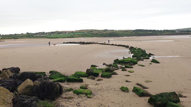 File:Fish weir, Lligwy beach.jpg