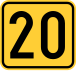 State Road 20 shield}}