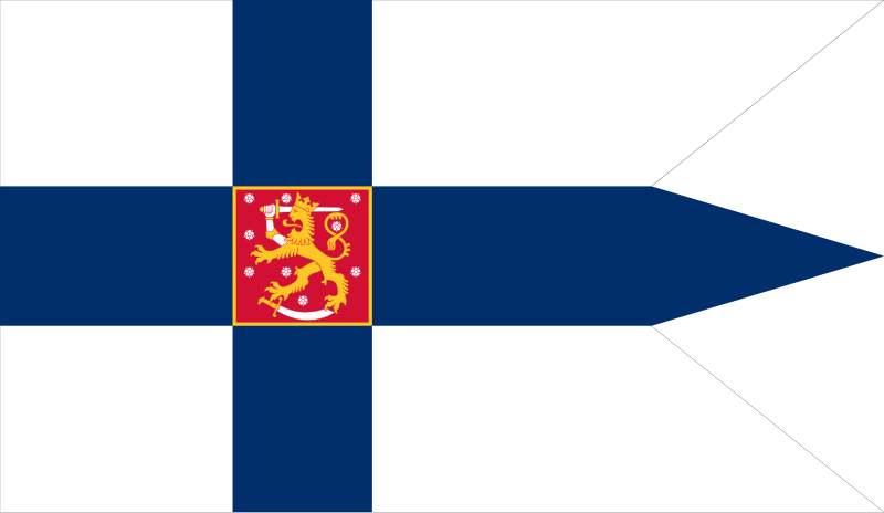 Файл:Military flag of Finland.svg