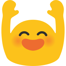 Noto Emoji KitKat 1f64c.svg