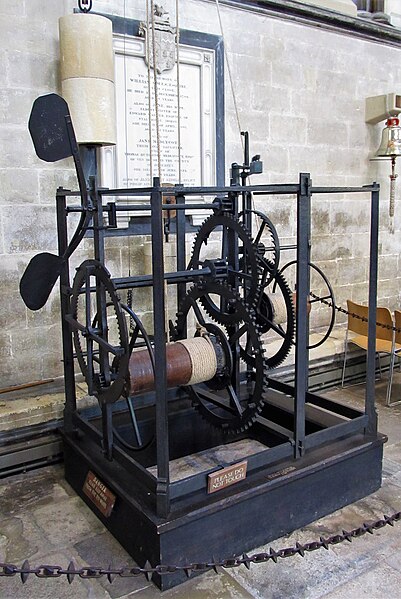 File:Salisbury Cathedral, medieval clock.JPG