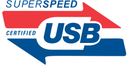 The Super-Speed USB logo