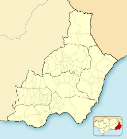 Cóbdar is located in Province of Almería