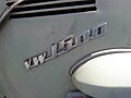 VW 1500 Badge. Used in mexican Beetles between 1968 and 1973.