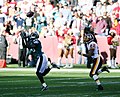 Philadelphia's Reggie Brown goes for a catch