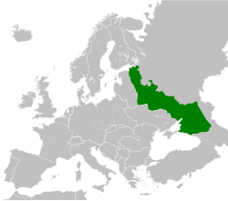 Map of Second Russian Empire