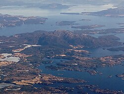 View of southern Bømlo