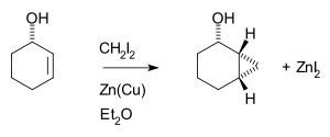 An example of a stereoselective Simmons–Smith reaction