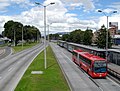 TransMilenio buses in Bogotá, Colombia