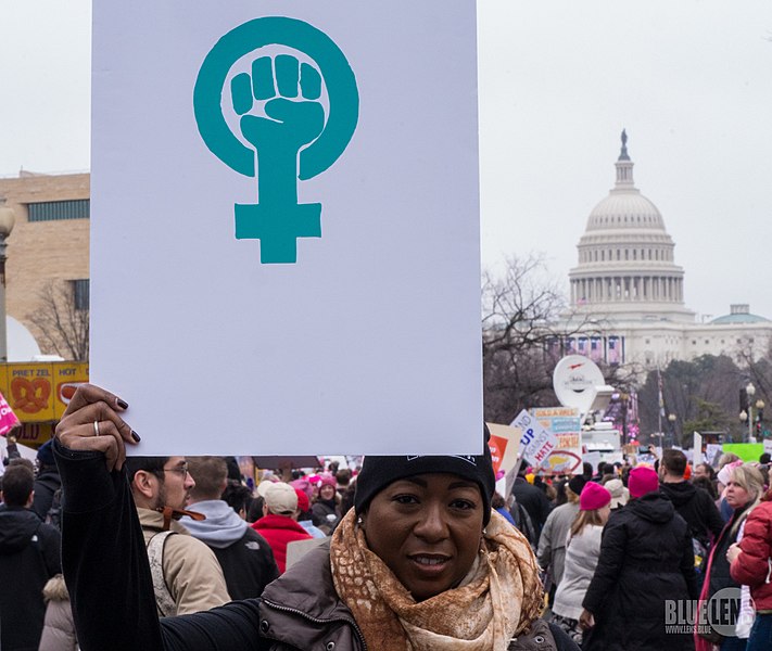 Archivo:Trump-WomensMarch 2017-1060116 (32298826932).jpg