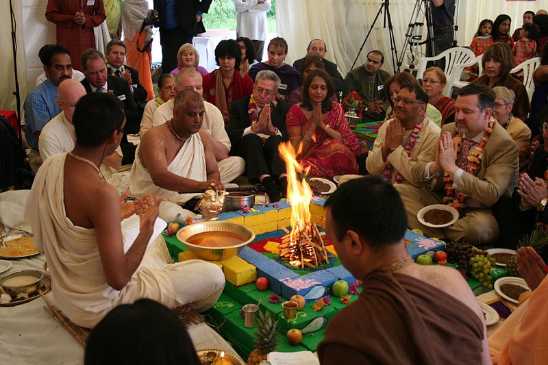 File:(A) Bhumi Puja, yajna.jpg