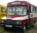 Image 196A 1986 van-derived Ford Transit minibus bodied by Carlyle (from Bus manufacturing)