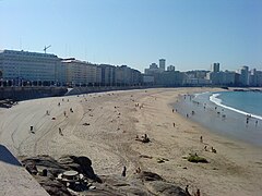 Playa del Orzán.