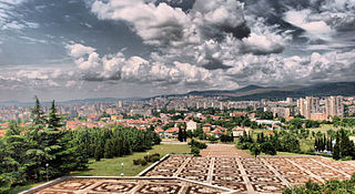 Stara Zagora from the Samarsko Zname Monument