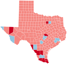 Texas County Flips 2024.svg