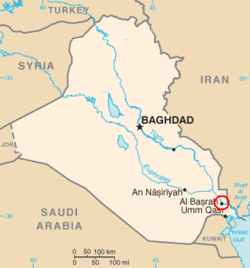 Location of Basra