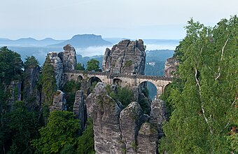 易北河砂岩山脈