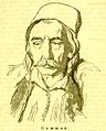 Illustration of a Bosniak from the Illustrated calendar from 1879