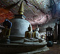 Dambulla cave temple in Sri lanka, one of the oldest Buddhist temples.