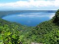 Vista de la Laguna de Apoyo.