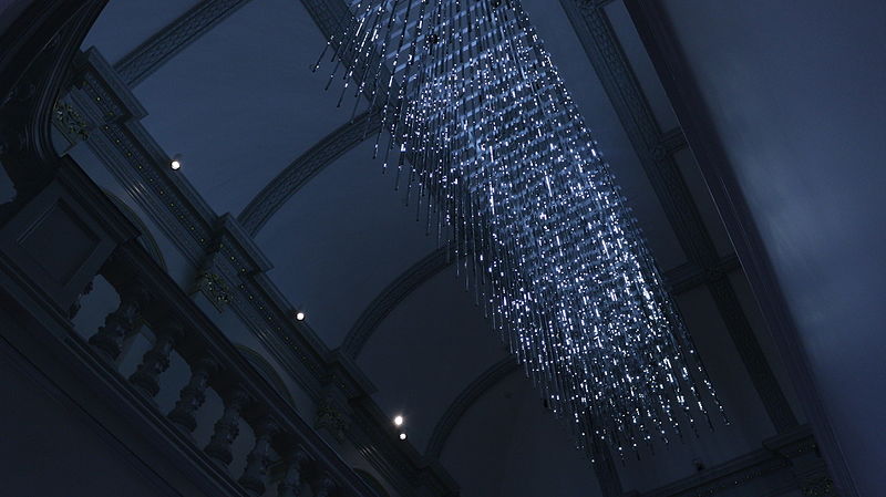 File:Leo Villareal's LED chandelier.jpg