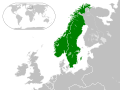 Image 2Map of Sweden–Norway (from History of Norway)