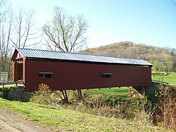 The Shinn Covered Bridge, northeast of Bartlett