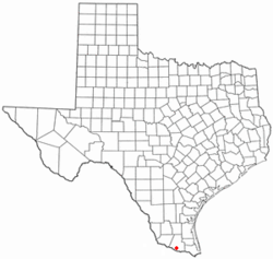 Location within the state of Texas