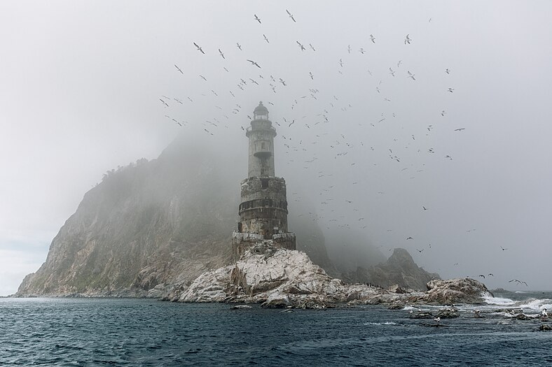 #4: Aniva lighthouse, Sakhalin, Russia Attribution: Yaroslav Shuraev (CC BY-SA 4.0)