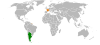 Location map for Argentina and France.