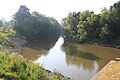 River Raisin from bridge on Rodesiler Hwy.